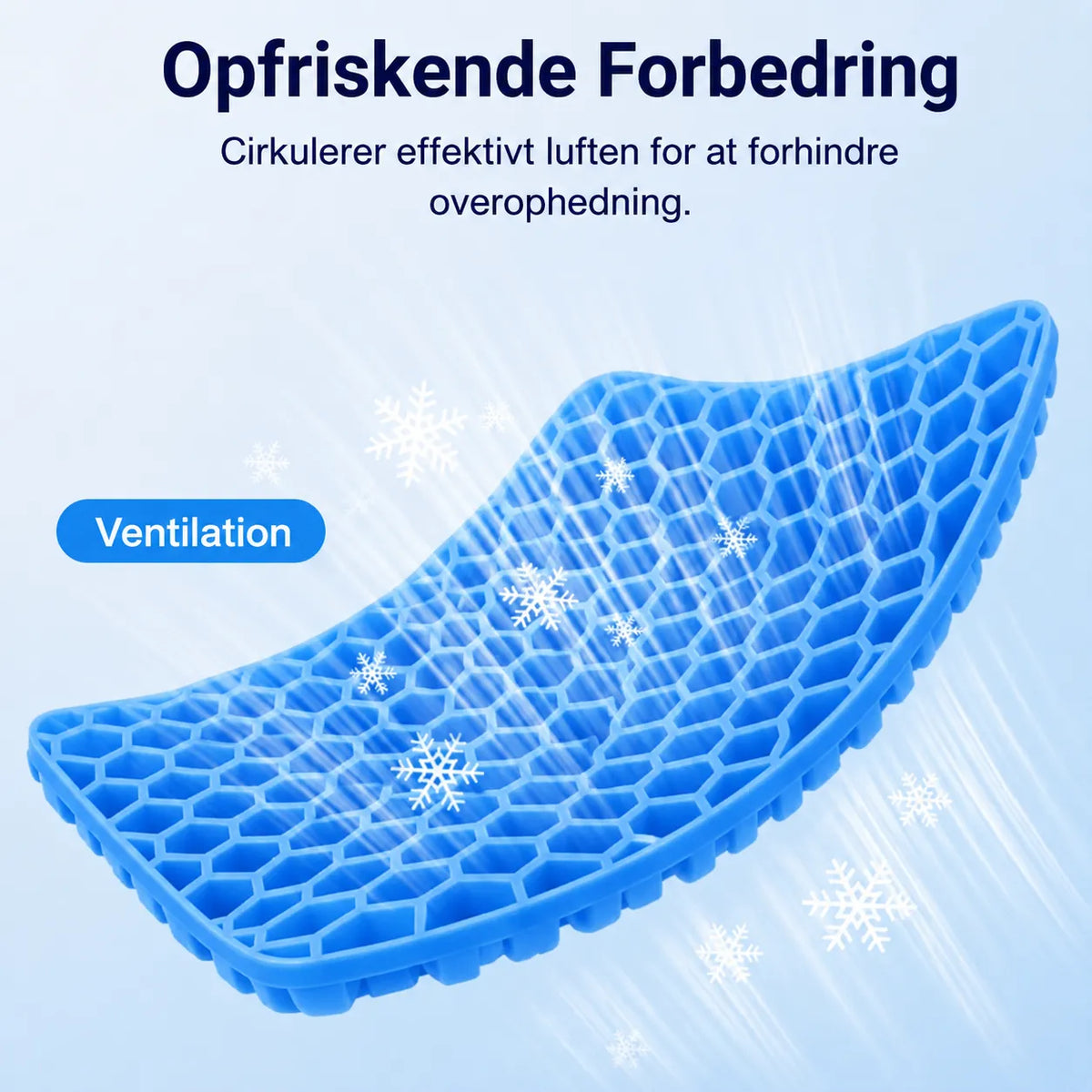 EasyGel™ — Honeycomb-gelpuden der ikke flader ud